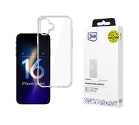3MK Armor Case Custodia per cellulare per Apple iPhone 16 Plus, Trasparente