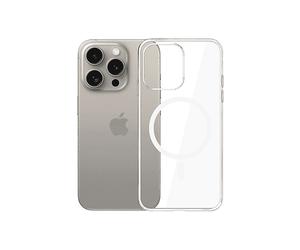3MK Clear MagCase COVER MAGSAFE per Apple iPhone 15 Pro Max, Trasparente