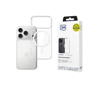 3MK Clear MagCase COVER MAGSAFE per Apple iPhone 17 Pro, Trasparente