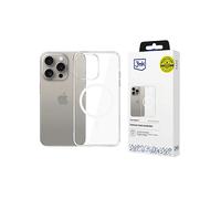 3MK Clear MagCase CUSTODIA per Apple iPhone 15 Pro, Trasparente