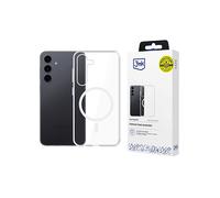 3MK Clear MagCase CUSTODIA per Samsung Galaxy S24+, Trasparente