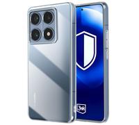 3mk, Cover per Xiaomi 14T Pro Silicone morbido antiurto, Trasparente