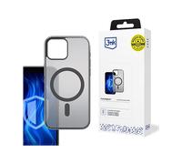 3MK Frosty CUSTODIA per Apple iPhone 14, Nero, Translucent