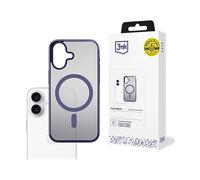 3MK Frosty MagCase CUSTODIA PER TELEFONO per Apple iPhone 17 Universale, Viola