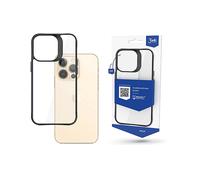 3MK Funda Satin Armor 3MK para iPhone 13 Pro Max transparente/negra Capa/Bolsa per Apple Apple iPhone 13 Pro Max, Black