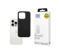 3MK HARDY MagFabric COVER MAGSAFE per Apple iPhone 15 Pro Max, Nero