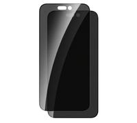 3mk, Lotto di 2 Vetro Temprato per iPhone 16 Pro Max Anti-spia, Nero trasparente