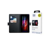 3MK Portafoglio 3Mk Protezione E Funzionalità CUSTODIA per Samsung Galaxy S23 FE, Nero