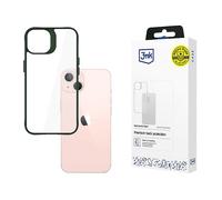 3MK Satin Armor + Custodia per cellulare per Apple iPhone 14, Verde, Trasparente