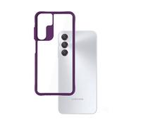3MK Satin Armor Custodia per Samsung Galaxy A25 5G, Viola/Trasparente