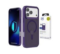 3MK Smoke MagCase CUSTODIA PROTETTIVA PER SMARTPHONE per Apple Universale, Viola