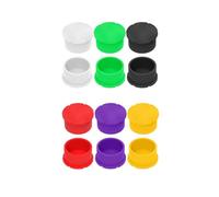 3ml Lab Bottle Security Covers 12PCS TPU Color-Programmed Dusttight Caps For Laboratory Home Easy Identification Recyclable Bottle Defender Headpieces TPU