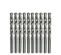 3mm-4.5mmx60mm Spiral Flute Twist Drill Bit 10Pcs(Size:3.6mm 10pc)