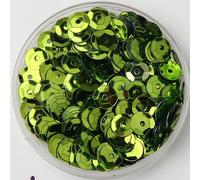 3mm 4mm 5mm 6mm 8mm 10mm Paillettes Concave Rotonde Paillettes Sciolte Artigianato Paillettes Cucito Vestiti Decorazione Accessori Fai Da Te Paillettes-ArmyGreen,4mm 20g