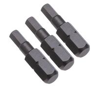 3mm Bit Esagonale, Punta da Trapano H3 Chiave Allen, Cacciavite Esagonale 3mm x 25mm, Inserto con Gambo Esagonale 1/4" per Cacciaviti, Trapani Senza Fili e Attrezzi ad Impatto (3 pz)
