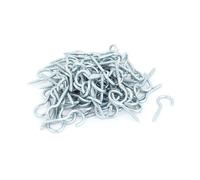3mm diam. filo placcato zinco gancio ad occhiello a vite blu assortimento 100pz