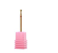 3mm Inverted Cone Cuticle Clean Nail Drill Bit Russian Diamond Nail Bits 1Pcs(F)
