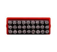 3mm Metal Letter Number Punches Leather Punching Tool Craft Embossing Tool for Jewelry Making Engraving Jewelry Engraving Steel Punches