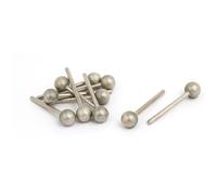 3mm Shank 10mm Dia Diamond Head Ball Shaped Grinding Mounted Point Bits 10pcs