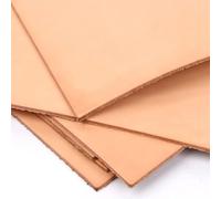 3mm Spessore Del Cuoio Genuino Tessuto Dell'annata Pelle Bovina Concia Al Verdura Artigianato Vera Mucca Nascondere Tan Pi