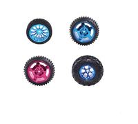 3MOG7Y1 1 pz/lotto Smart Pneumatici Auto 65/85/130mm Balance Car Tracking Fai da te Robot Mini Ruota Antiscivolo Diametro Pneumatico Morbido 4/6/8mm Lungo/Corto