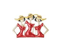 3MOG7Y1 Novità Tre Modelli Femminili Spille per le Donne Unisex Figura Pins 2 colori Disponibile Casual Party Accessori, Medio, Metallo, Agata