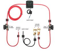 3MTR Pronto Fatto Split Carica Relè Kit 12v 140 Amp Vsr 110Amp Cavo T4 T5 Camper