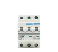 3P AC Circuit breaker MCB 6A 10A 16A 20A 25A 32A 40A 50A 63A Circuit Protector YRL7-63 MQXFCZUX(6A)