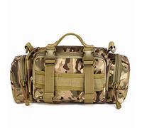 3P Military Multifunctional Outdoor Tactical Waist Bag Molle Camping Hiking Waist Bag Nylon Multifunctional Handbag(Q)