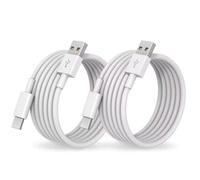 3P SPACE Cavo USB a USB Type-C [2 Pezzi - 1 Metro] Ricarica Rapida e Trasferimento Dati - Cavo Bianco Compatibile con Samsung, Xiaomi, Huawei, Oppo, OnePlus, iPhone