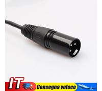 3P XLR Female Jack to Dual 2 Male Plug Y Splitter Cable Adaptor Cord 1Ft IT