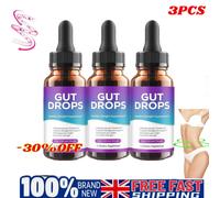3PACKS Gut Drops - Probiotici naturali per la salute dell'intestino Gocce O2N9 I