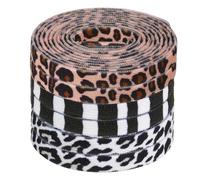 3Paia Piatte Animalier Elastiche per Scarpe per Sneakers e con Leopardato Zebra e Cow per Look