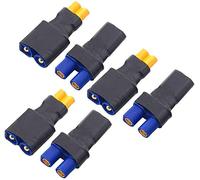 3Pairs Senza Fili XT30 a EC3 Spina Femmina Maschio Adattatore Connettore Senza Fili per RC FPV Drone Auto Lipo NiMH Caricabatteria ESC (6pcs)