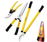 3pc Albero Cesoie Siepe Giardino Potatura Pinza Set Attrezzi CT5295