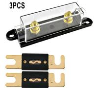 3pc Auto Potenza Lama Fusibile Supporto Con Due 150A Agu Tipo for Audio