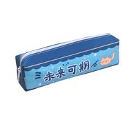 3pc creativo Inspirational Text Series Pencil Case Studente Grande Capacità Matita Sacchetto di Immagazzinaggio, Il futuro è promettente, 18.5*3.7*5.5cm