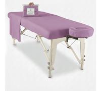 3pc Flanella Massaggio Tavolo Foglio Set Misto Cotone Doppio Spazzolato Soft Spa