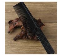 3pc leggero grande formato barbiere flat top taglio pettine tagliacapelli sopra di capelli manico antiscivolo plastica parrucchiere sbiadimento per tutti i tipi di styling(Black)