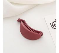 3pc Matte Banana Hair Clips for Women - Non-Slip Large Curve Claw in Solid Neutral Colors(Color 04)