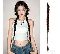 3pc Wig Fried Dough Twists Braid Spice Dirty Handmade Hair Hip Hop Boxing(PY09-2-33)