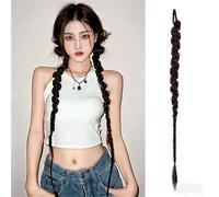 3pc Wig Fried Dough Twists Braid Spice Dirty Handmade Hair Hip Hop Boxing(PY09-4)