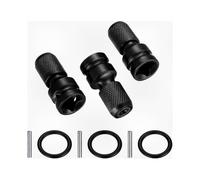 3pcs 1/2 inch square to 1/4 inch hex socket adapters, quick release chuck converter for ratchet wrench