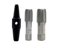 3pcs 1/2 Pollice 3/4 Pollice Filo Vite Estrattore Tubo Acqua Filo Riparazione Rubinetto Set di Strumenti di Rimozione In Acciaio Ad Alto Carbonio Tool Kit Kit Estrattori Nastro Kit Filo