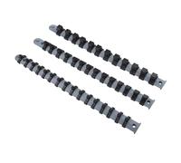 3pcs 1/4 3/8 1/2 Presa Vassoio Binario Scaffale Supporto di Deposito Stand
