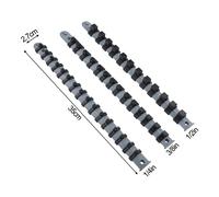 3pcs 1/4 3/8 1/2 Presa Vassoio Binario Scaffale Supporto di Deposito Stand