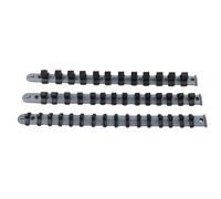 3pcs 1/4 3/8 1/2 Presa Vassoio Binario Scaffale Supporto di Deposito Stand