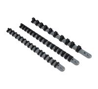 3pcs 1/4 3/8 1/2 Presa Vassoio Binario Scaffale Supporto di Deposito Stand