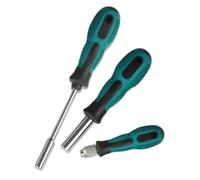 3Pcs 1/4 Pollice Cacciavite Esagonale Bit Holder Maniglia Set Offrendo Cambiamenti Rapidi Inserimento Diretto Funzionalità Automotive Strumento di Manutenzione