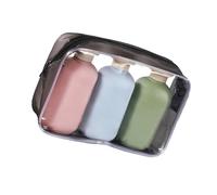 3PCS 100/200/300ML Viaggio Ricaricabile Squeeze Bottiglie Contenitori Portatile A Tenuta A Tenuta Per Shampoo Lozione Crema Balsamo Contenitori Da Viaggio A Prova Di Perdita